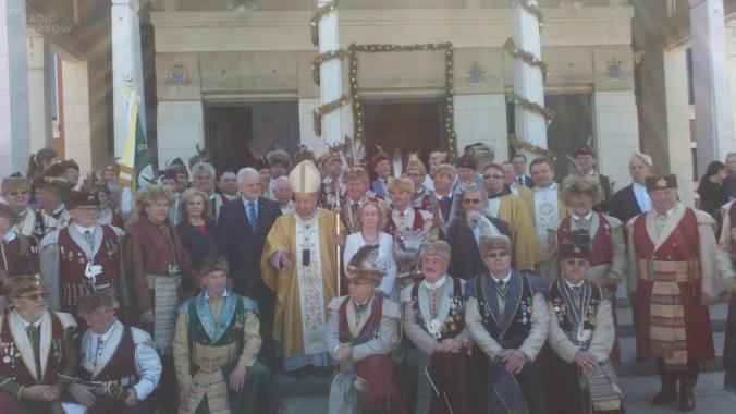 Kruchta krakowskiego  Bractwa Kurkowego w Sanktuarium Jana Pawła II