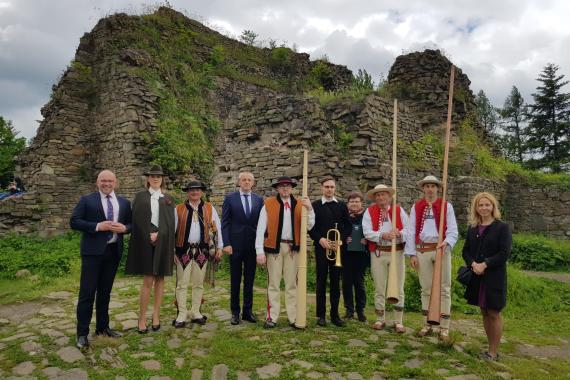 Festiwal hejnalistów w Lanckoronie. Można posłuchać hejnałów, fanfar i sygnałów