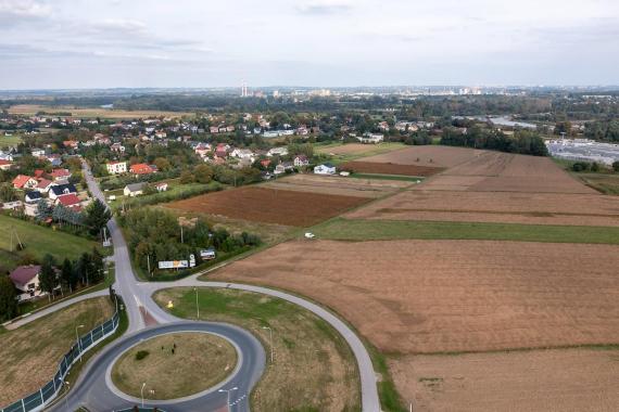 Łącznik A4 z tarnowskimi Mościcami. Symboliczne wbicie łopaty