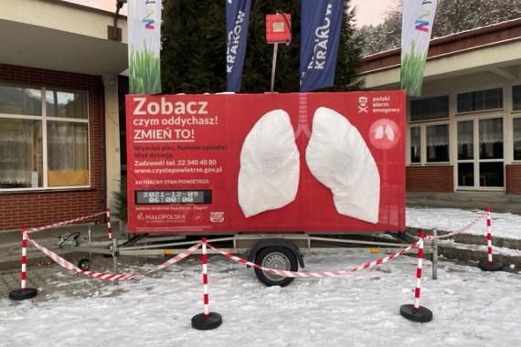 Piwniczna-Zdrój: mobilna instalacja płuc dzień po dniu