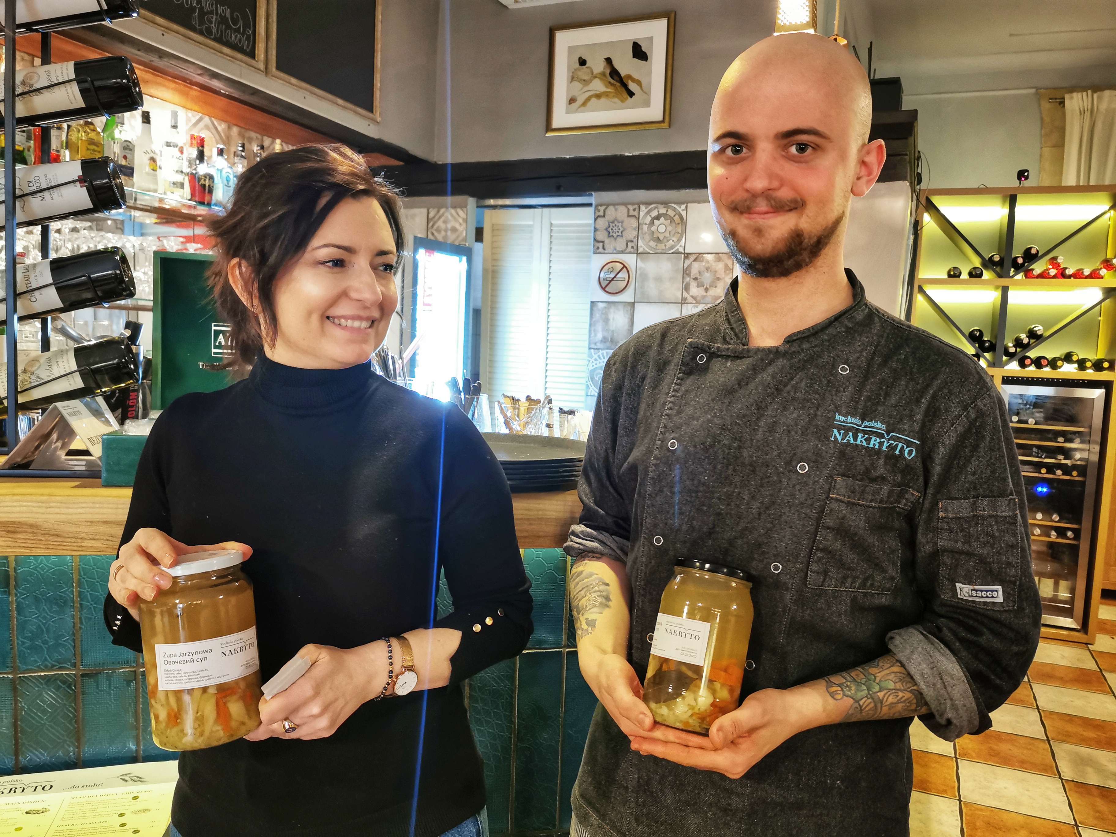 Kasia Pisarik i Patryk Ulichnowski, restauracja Nakryto