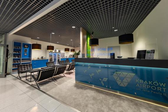 Pasażerowie mogą korzystać z nowego salonu business lounge w Kraków Airport