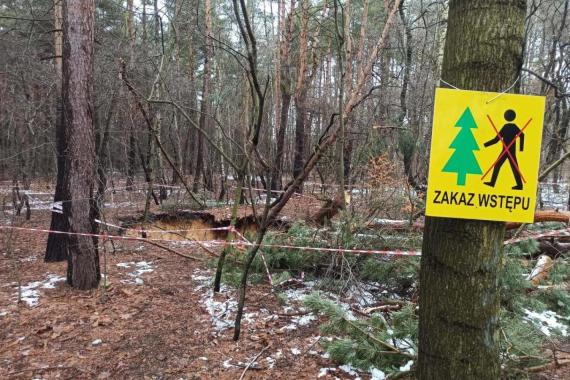 W Trzebini wszedł w życie zakaz wstępu na tereny zagrożone