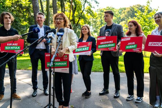 W Krakowie liderzy Lewicy przedstawili najmłodszych kandydatów w swoim ugrupowaniu