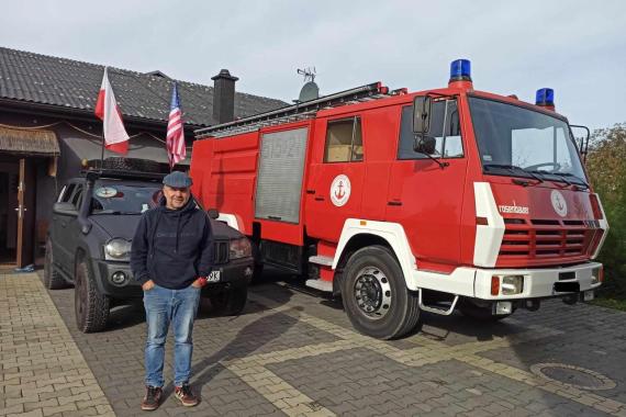 Potrzebne są pieniądze na transport wozu strażackiego do Ukrainy