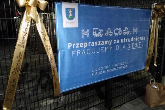 Nowy Sącz: wszczęto postępowanie po happeningu pod stadionem Sandecji