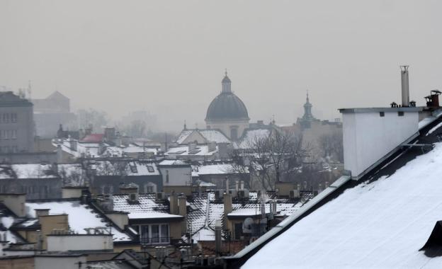 Małopolska przykryta szczelną czapą smogu