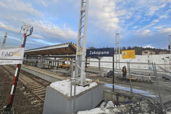 Przed świętami pociągi jadące do Zakopanego będą już dojeżdżać do stacji końcowej