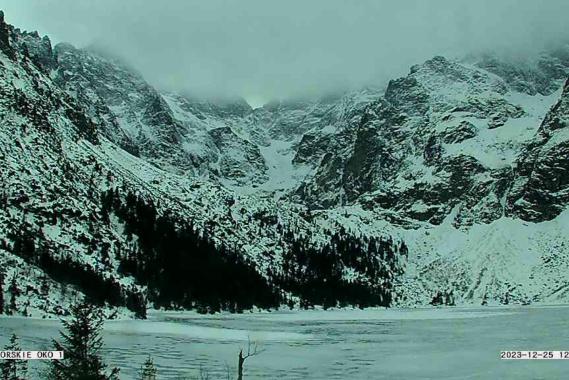 Morskie Oko popularne również wśród świątecznych gości