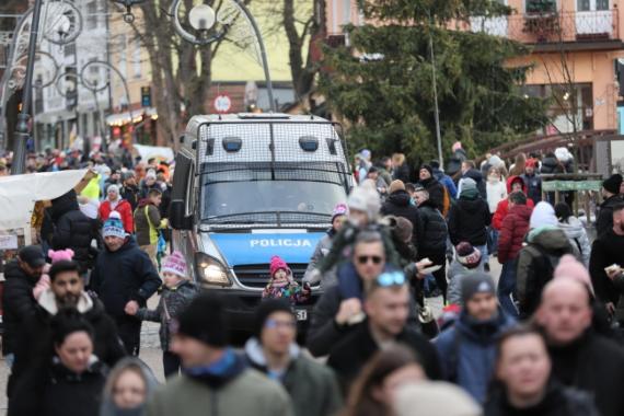 Więcej policyjnych patroli w Zakopanem