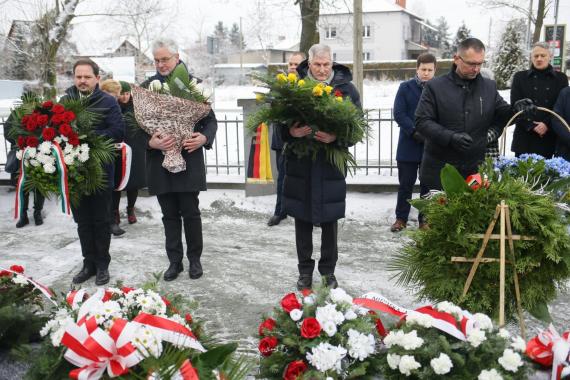 Hołd ofiarom Marszu Śmierci oddano w Brzeszczach