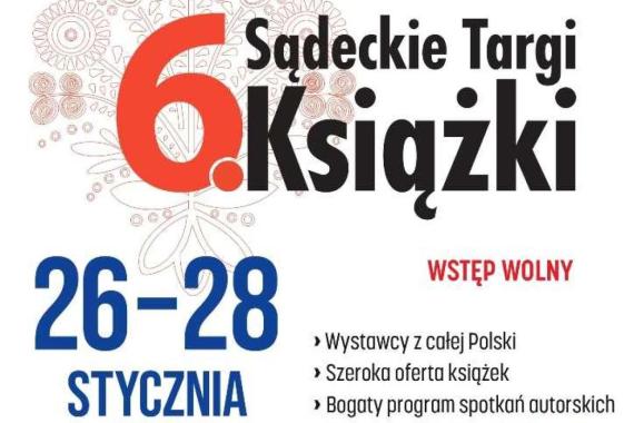 Ponad 30 wystawców i kilkudziesięciu pisarzy weźmie udział w Sądeckich Targach Książki