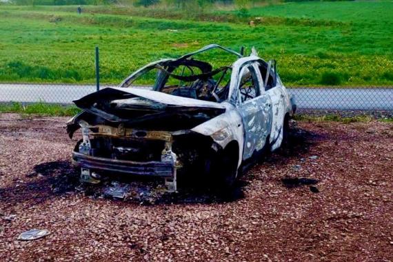 Eksplozja w samochodzie na parkingu w powiecie wielickim. Policja wyjaśnia okoliczności zdarzenia