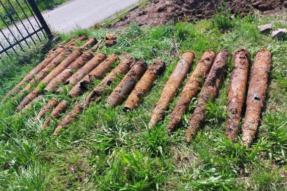 60 niewybuchów znaleziono podczas budowy drogi w Chełmcu