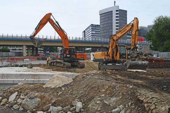 Zmieniła się organizacja ruchu pieszo-rowerowego w rejonie budowy tramwaju do Mistrzejowic