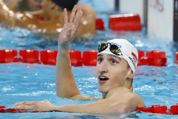 Świetny występ pochodzącego z Małopolski Ksawerego Masiuka na olimpijskiej pływalni w La Defense Arena