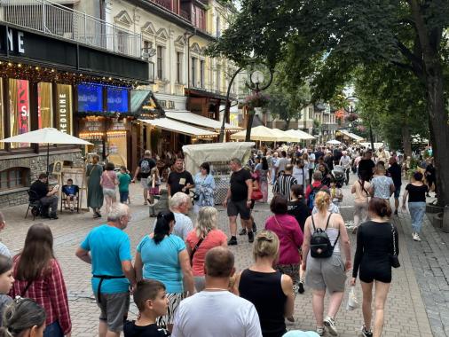 Turyści wjechali na Krupówki. Tłumaczyli, że znaki drogowe są słabo widoczne