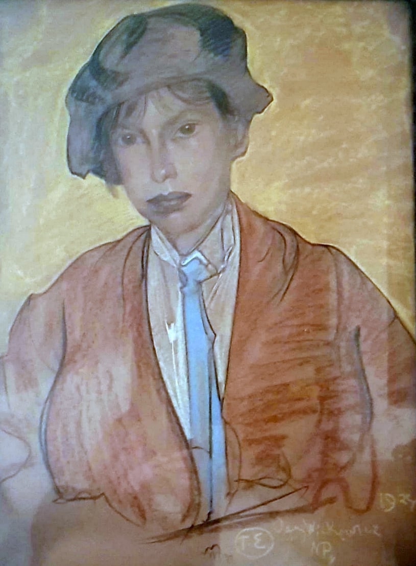 S.I.Witkiewicz - portret Maniusi Samek (1924)