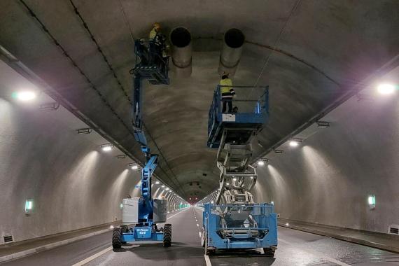 Tunel na Zakopiance do sprawdzenia. Będą nocne utrudnienia