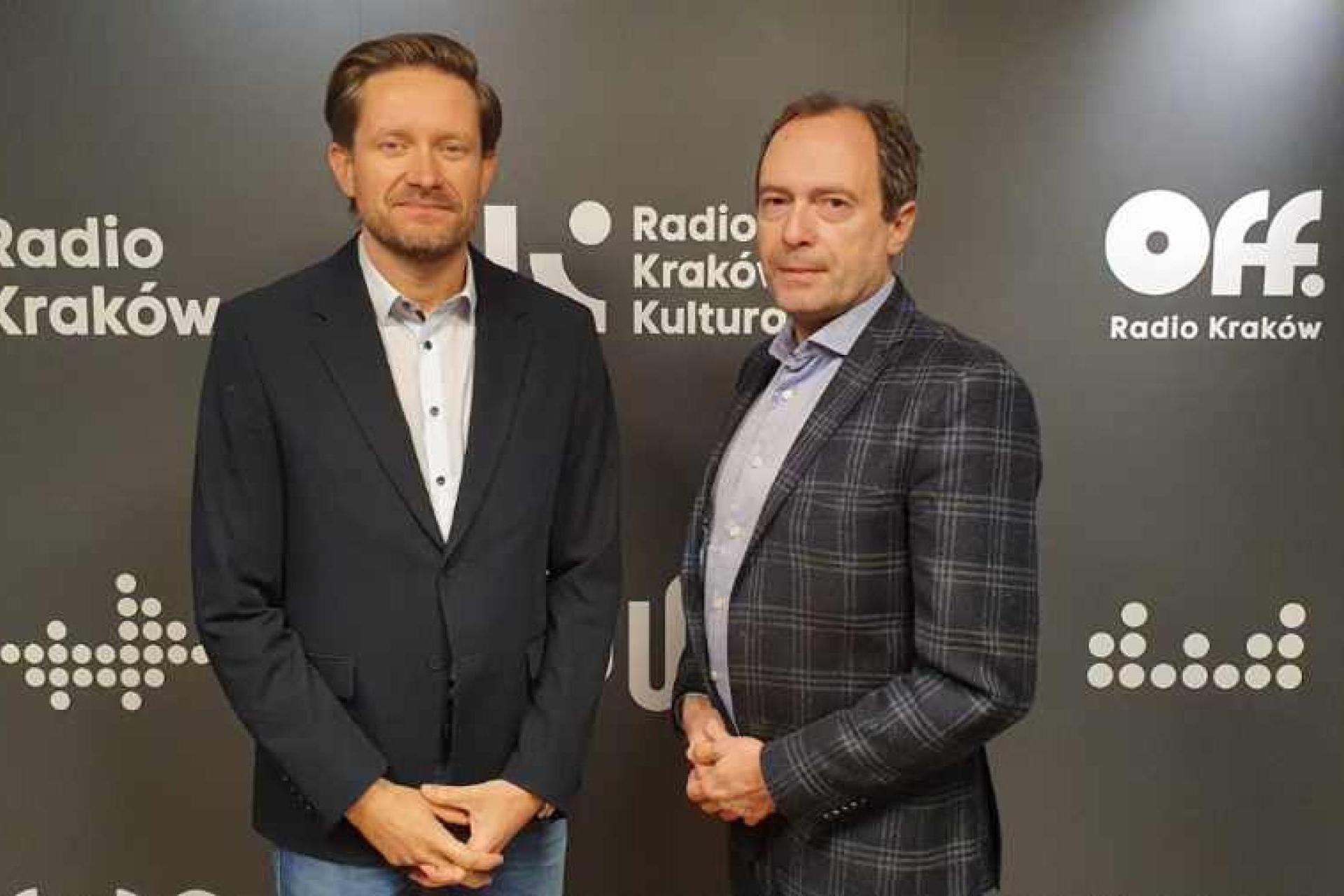 Michał Starobrat i Grzegorz Stawowy, fot. Radio Kraków