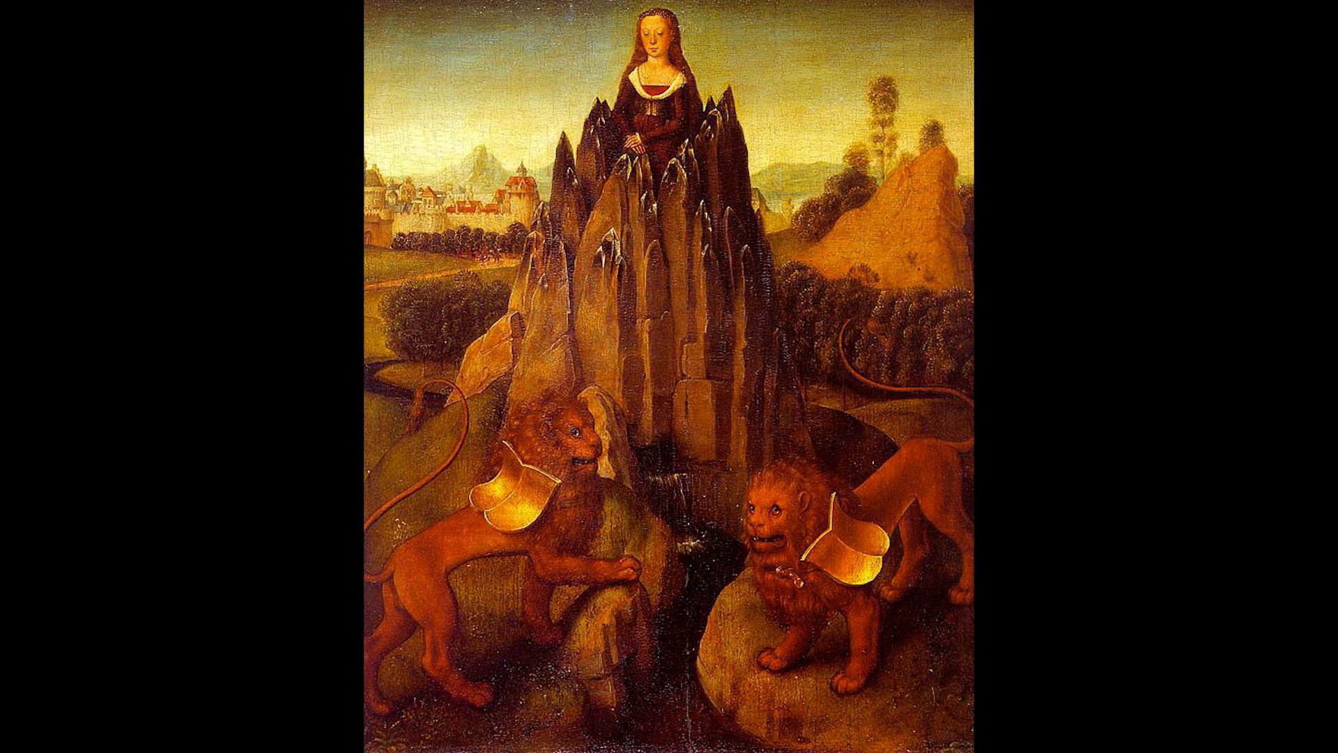 Hans Memling, Alegoria Czystości (ok. 1475 n.e.)