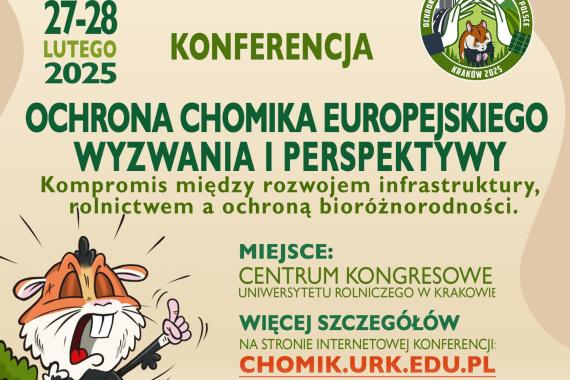 Konferencja „Ochrona chomika europejskiego w Polsce – wyzwania i perspektywy”