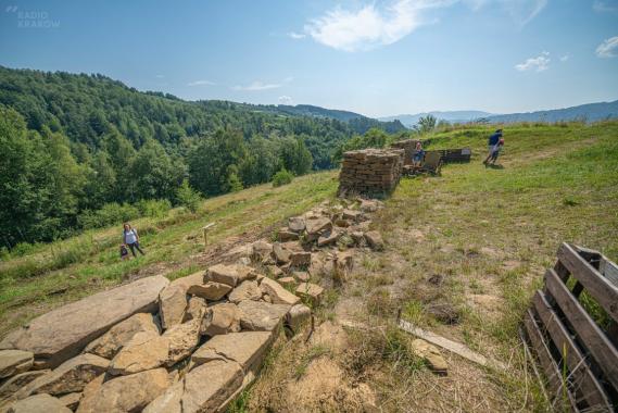 Maszkowice. Prace archeologiczne na Górze Zyndrama